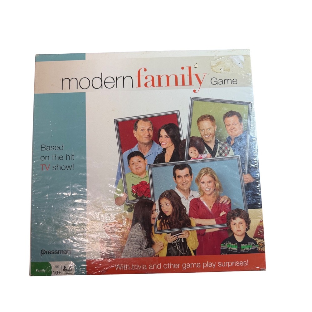 Modern Family Board Game Pressman 2011 Trivia Charades New Sealed 0412-06